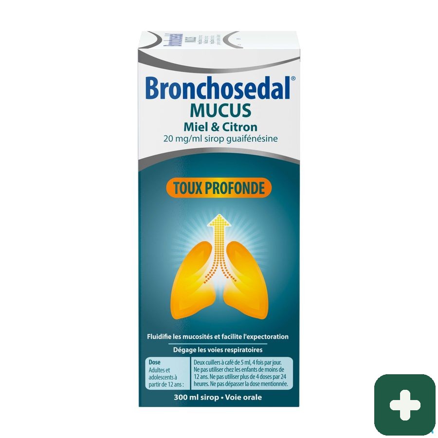 Bronchosedal Mucus Honing Citroen 300 Ml 20 Mg/ml