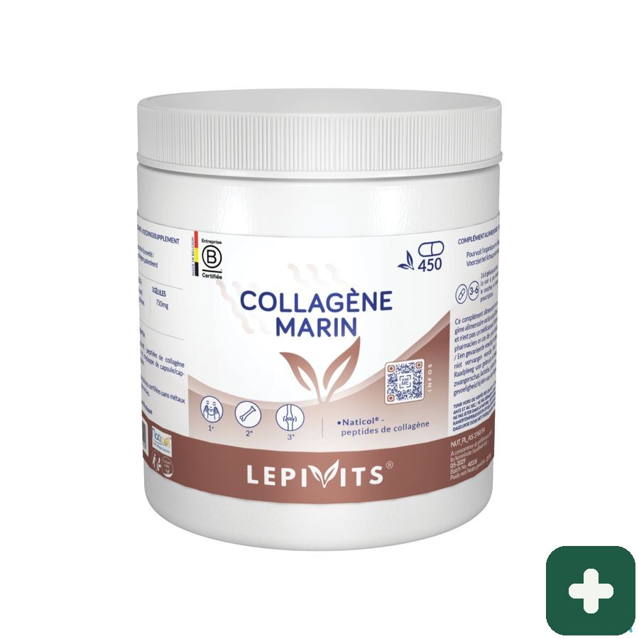 Marine Collagen Pack Pot Caps 450 Lepivits