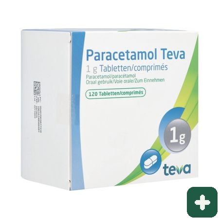 Paracetamol Teva 1 G Tabl 120 X 1 G Blister