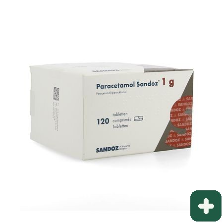 Paracetamol 1g Sandoz Tabl 120