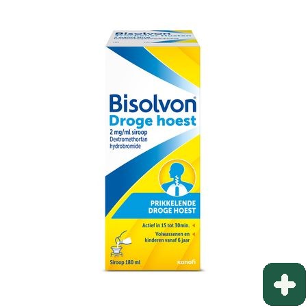 Bisolvon Droge Hoest 2mg/ml Siroop 180ml