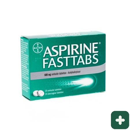 Aspirine Fasttabs 500mg Filmomh Tabl  20