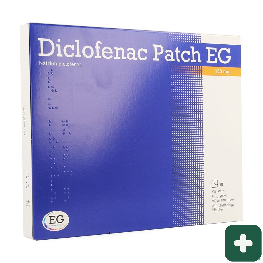 Diclofenac Patch Eg 140mg Pleister 10